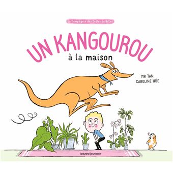 Un kangourou à la maison