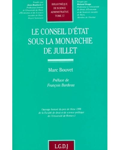 Le conseil d'etat sous la monarchie de juillet