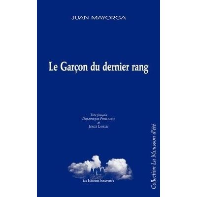 Le garçon du dernier rang -  MAYORGA JUAN - broché