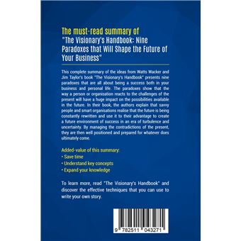 Summary: The Visionary's Handbook