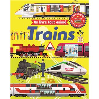Un livre tout animé -trains