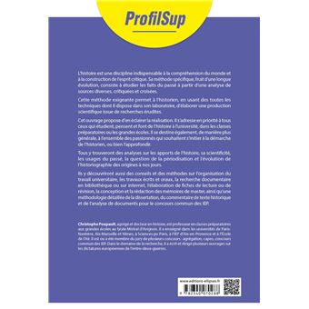 Réussir ses études supérieures en histoire