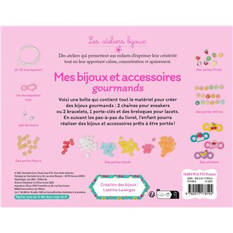 Mes bijoux et accessoires gourmands - coffret avec accessoires