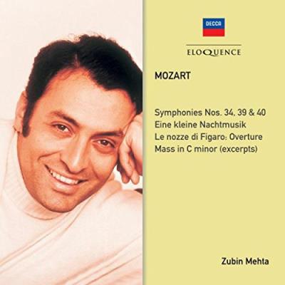 MOZART: SYMPHONIES NOS.34 39 40 EINE KLEINE NACHTMUSIK/2CD