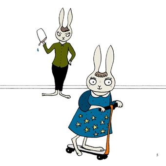 Petite Lapinette est à l'heure à l'école