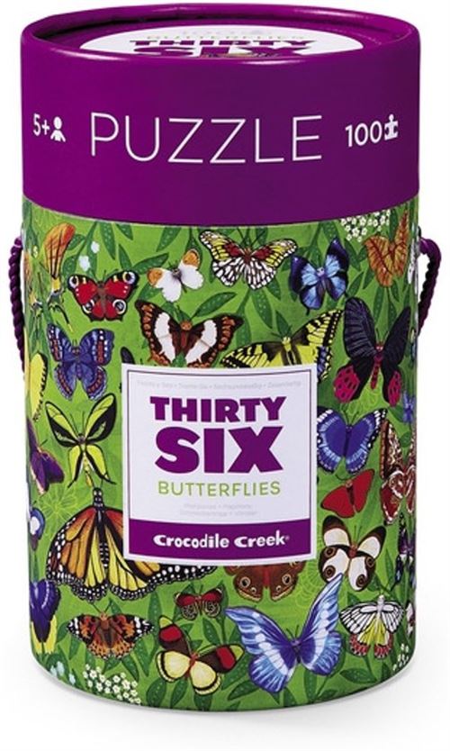 Crocodile Creek 4054-4 100stuk(s) puzzel - vlinders