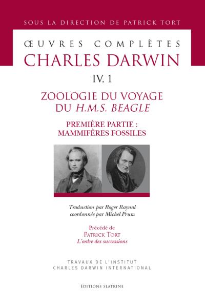Zoologie du voyage du H.M.S. Beagle, première partie : mammifères fossiles