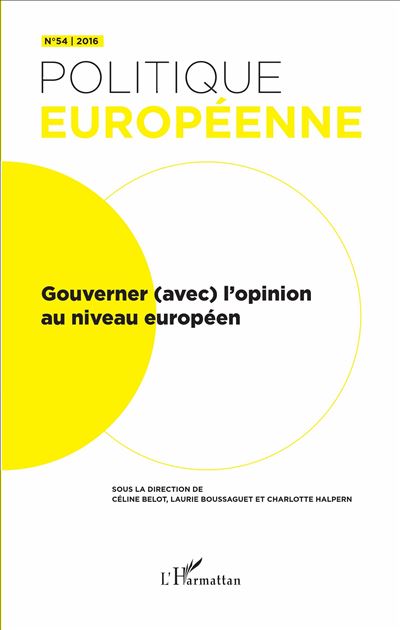 Gouverner (avec) l'opinion au niveau européen