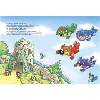 Mini-Loup Super héros / avec figurine de Mini-Loup super héros