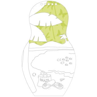 Minimiki - Carnet créatif  - Isabela au Brésil