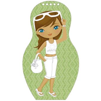 Minimiki - Carnet créatif  - Isabela au Brésil