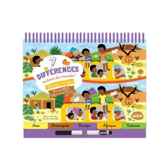 7 Differences Autour Du Monde Coll Bloc Notes Broche Combes Ahrweill Achat Livre Fnac
