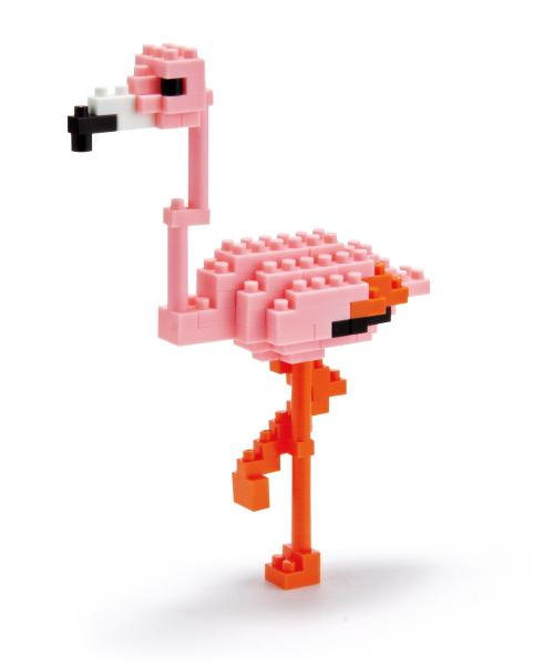 Mini series Nanoblock Flamand rose Kawada