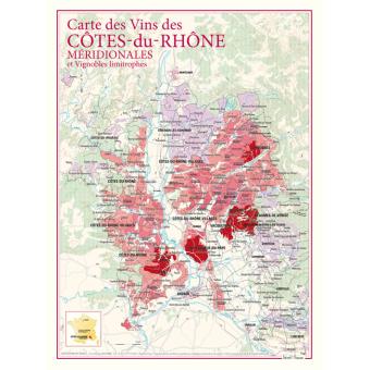 Bientôt les vendanges Carte-des-vins-des-Cotes-du-Rhone-meridionales-et-vignobles-limitrophes