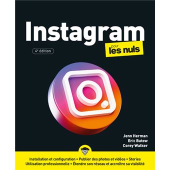 Instagram pour les Nuls 4e édition