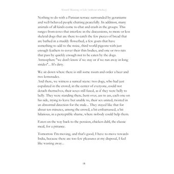 Absurd meaning of life (without whiskey)