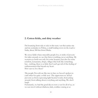 Absurd meaning of life (without whiskey)