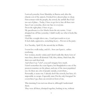 Absurd meaning of life (without whiskey)