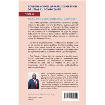 Pour un nouvel appareil de gestion de l'Etat au Congo Zaïre