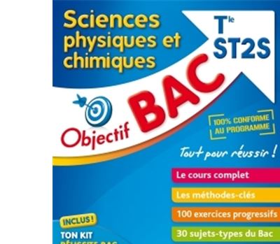 Objectif Bac Entraînement Sciences physique et chimique Term ST2S