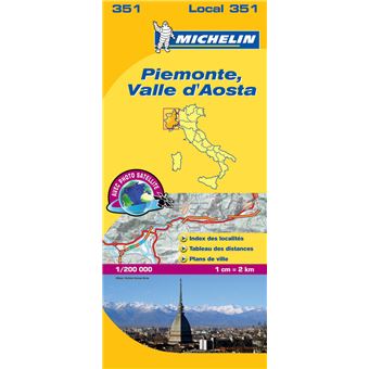 Piemonte Valle D Aosta Echelle 1 200 000 Broche Collectif Michelin Achat Livre Fnac