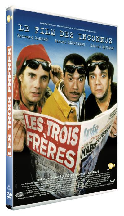 Les trois frères DVD - Didier Bourdon, Bernard Campan - DVD Zone 2