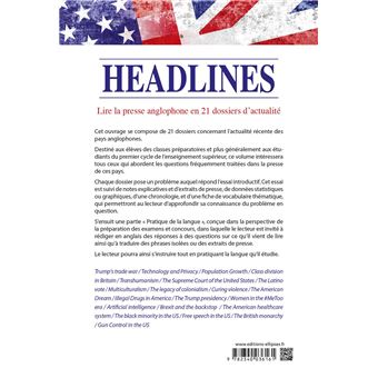 Headlines - Lire la presse anglophone en 21 dossiers d'actualité