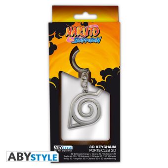 Porte-clés métal 3D Konoha Naruto Shippuden