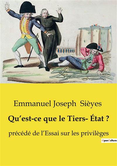 Qu'est-ce que le Tiers- État ? - broché - Emmanuel Joseph Sieyès