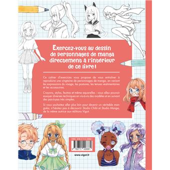 Studio manga : cahier d'exercices