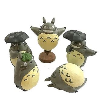 Assortiment de 6 figurines Mon voisin Totoro Ghibli Totoro 01