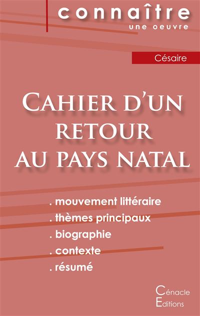Cahier d'un retour au pays natal de Aimé Césaire