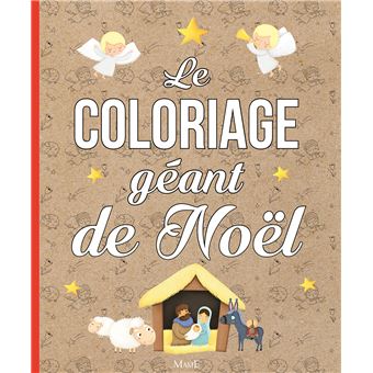 Le coloriage géant de Noël - cartonné - Mélanie Grandgirard, Livre tous les livres à la Fnac
