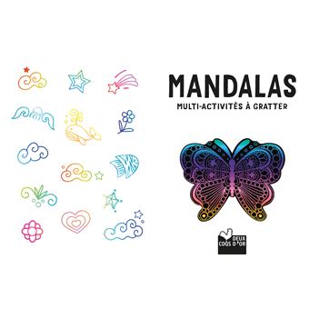 Multi-activités à gratter - Mandalas