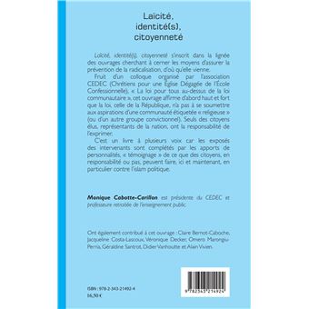 Laïcité, identité(s), citoyenneté
