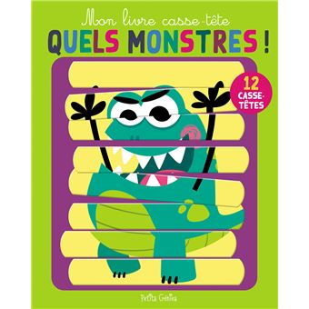 Mon livre casse-tête Quels monstres !