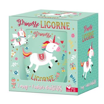 Princesse licorne - coffret avec mug