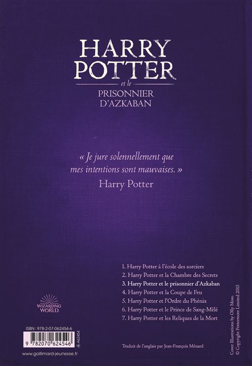 Livre - Harry Potter et le Prisonnier d'Azkaban - Au Comptoir des Sorciers