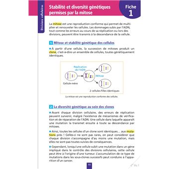 Objectif BAC Fiches détachables Spécialité SVT tle