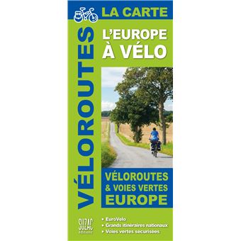 L'Europe à vélo, la carte