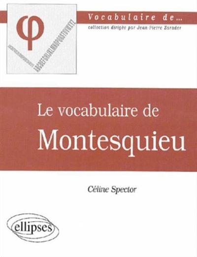 Le vocabulaire de Montesquieu