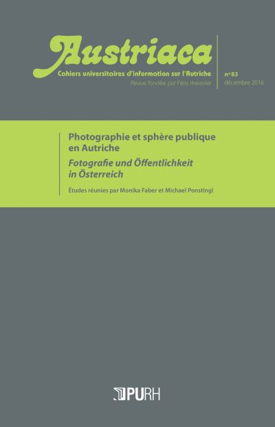 Austriaca,83:photographie et sphere publique en autriche