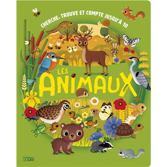 Cherche, trouve et compte jusqu'à 10, Les animaux
