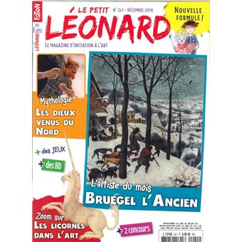 Le Petit Léonard N°241 Magiques licornes au Musée de Cluny - décembre 2018