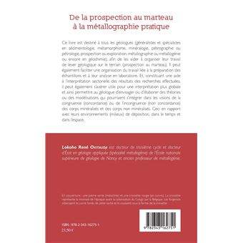 De la prospection au marteau à la métallographie pratique