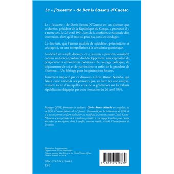 Le "J'assume" de Denis Sassou-N'Guesso