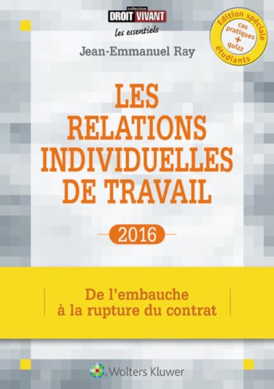 Les relations individuelles de travail