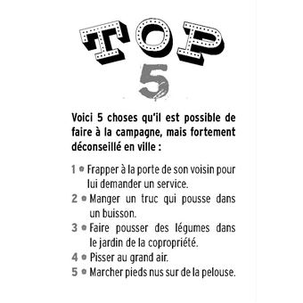 Petit livre - Quitter la ville pour la campagne
