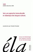Études de linguistique appliquée - N°4/2008