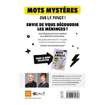 Mots mystère - sur le pouce